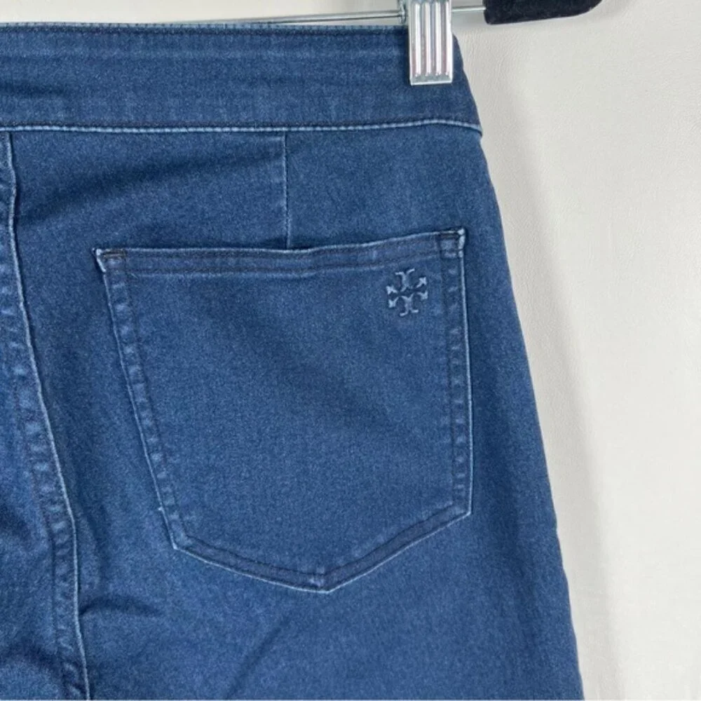 TORY BURCH Side Zip Jeans Mid Rise Style 50141244‎ Size 30